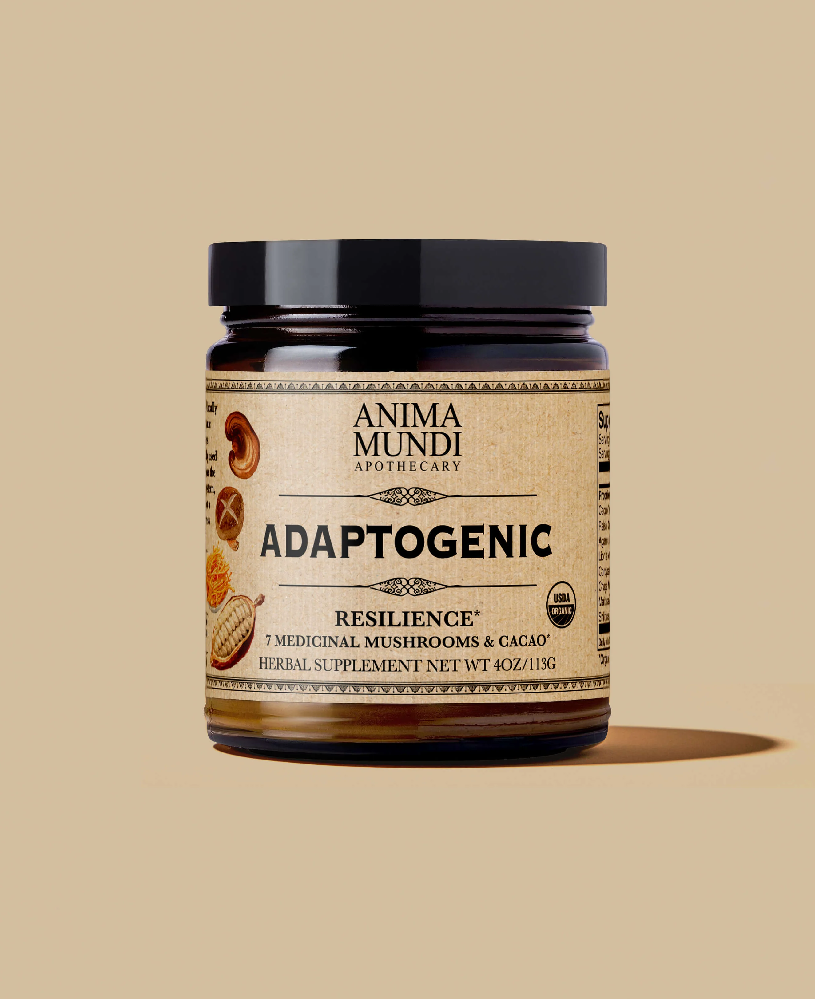 ADAPTOGENIC Powder | Organic, 7 Medicinal Mushrooms + Cacao - Image 11