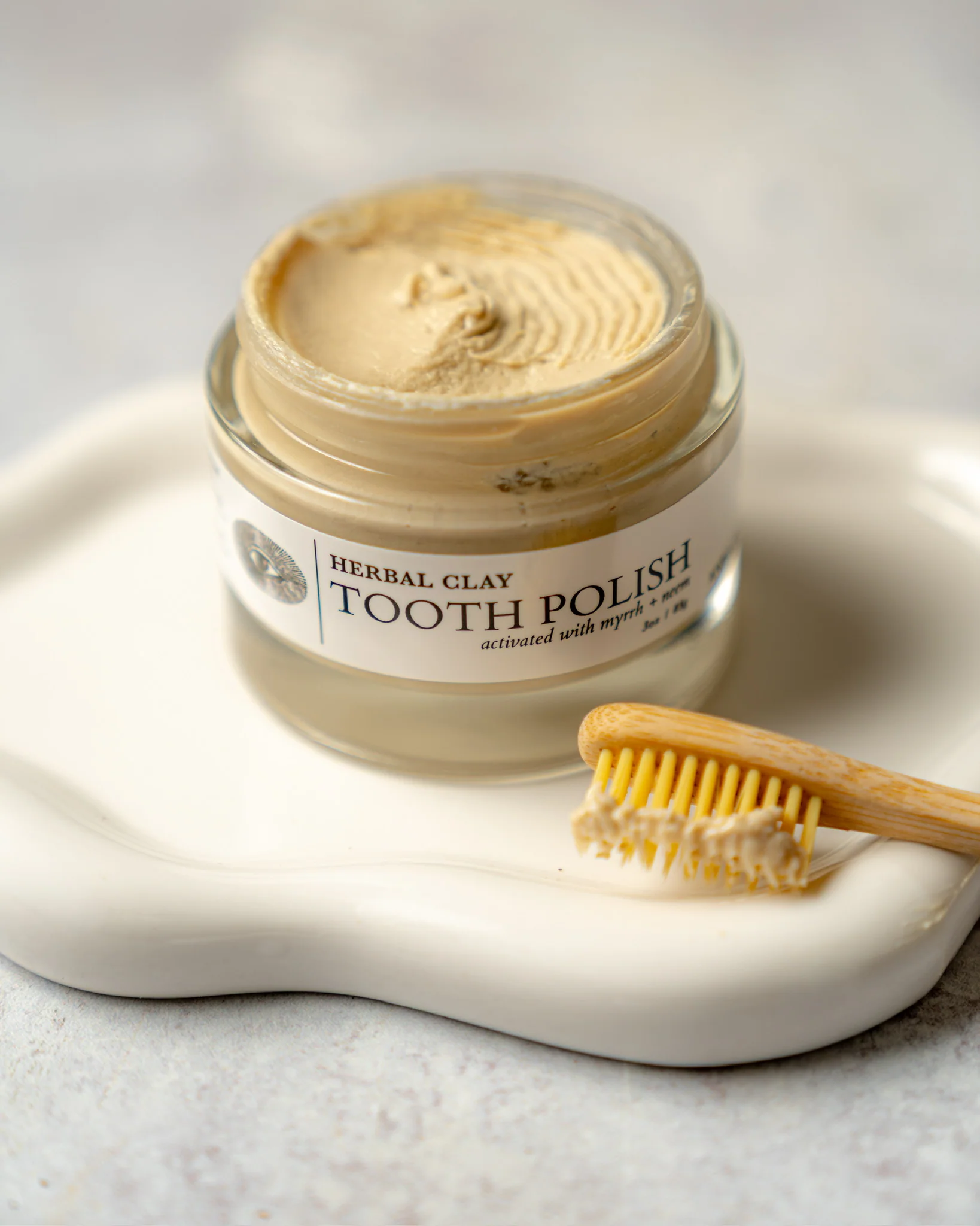 TOOTH POLISH | Herbal Clay, Activated with Myrrh + Neem - Image 3