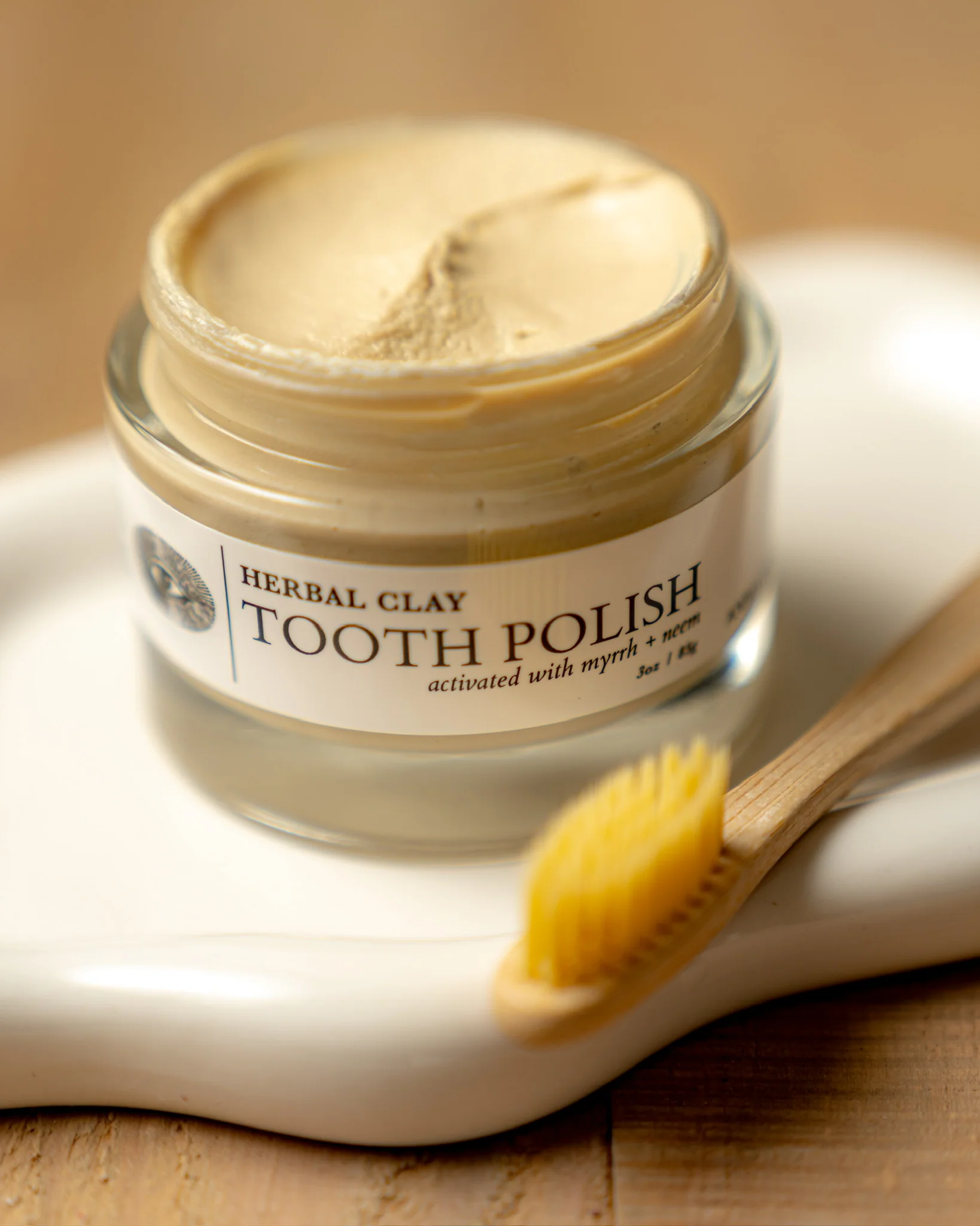 TOOTH POLISH | Herbal Clay, Activated with Myrrh + Neem - Image 6