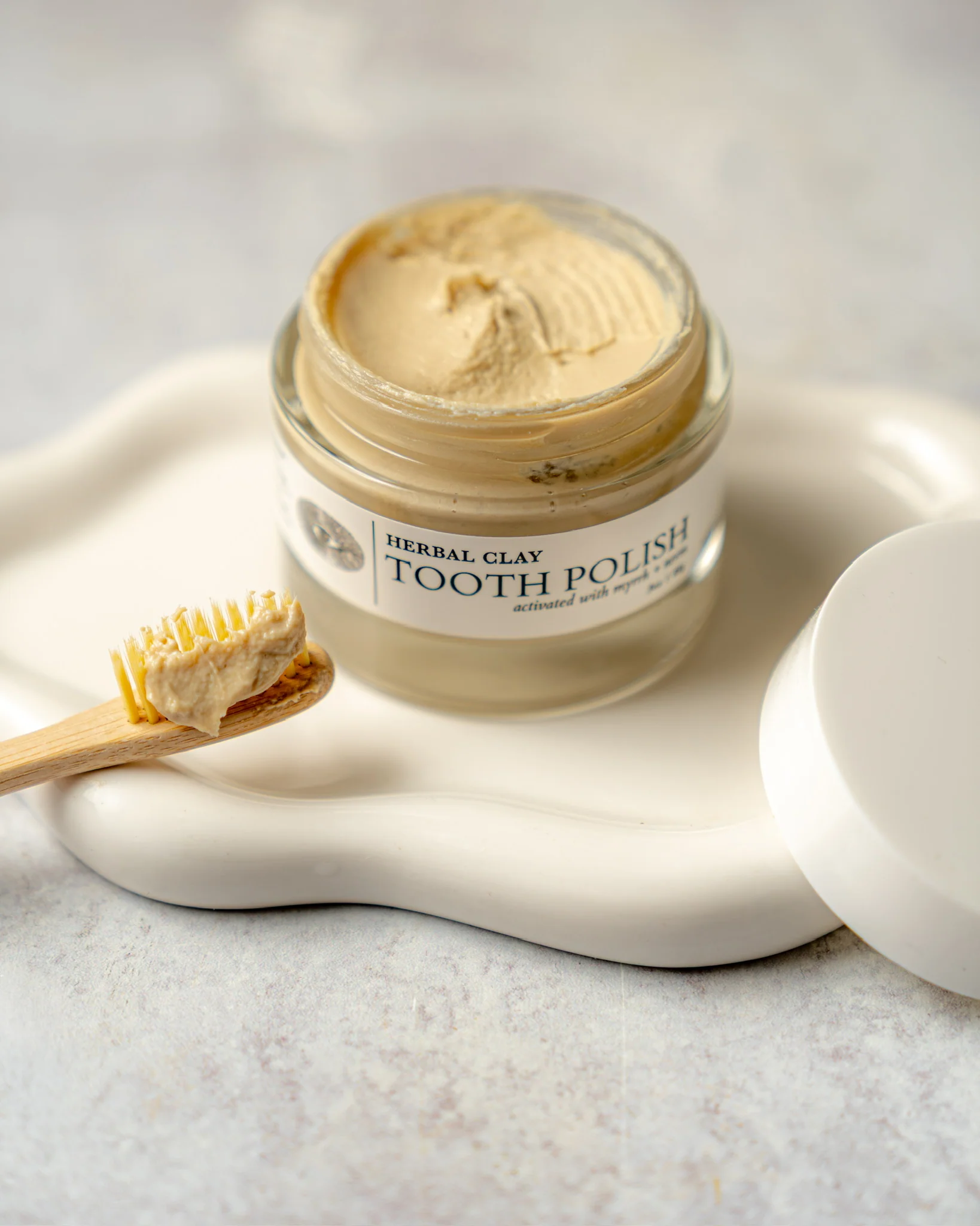 TOOTH POLISH | Herbal Clay, Activated with Myrrh + Neem - Image 7
