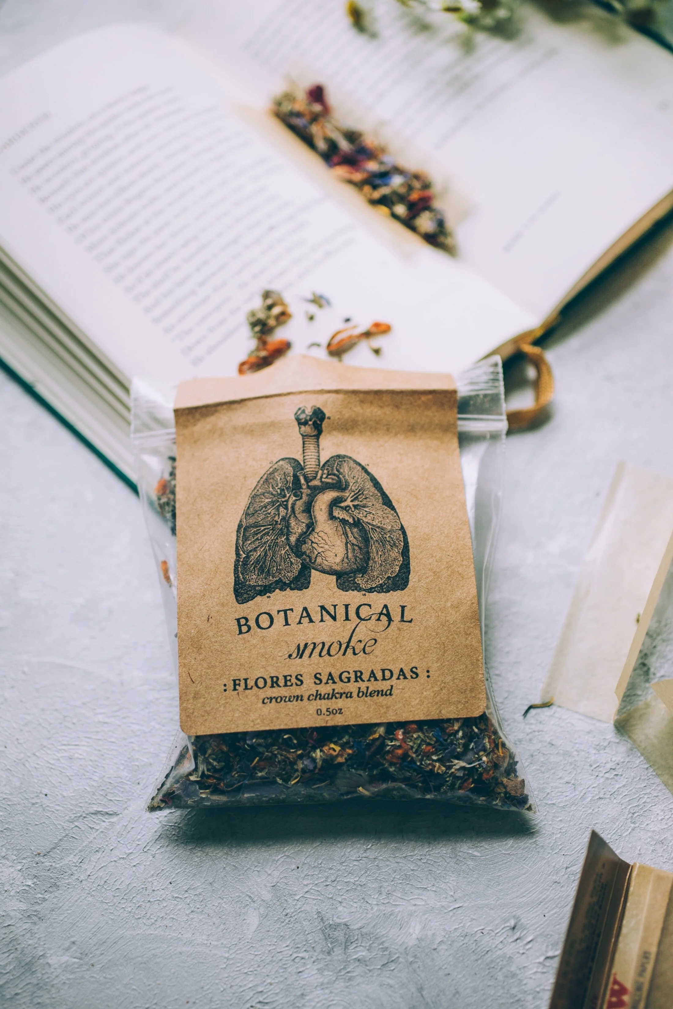 FLORES SAGRADAS Botanical Smoke | Crown Chakra Blend - Image 7