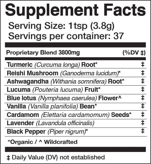 GOLDEN MOON MILK | Blue Lotus Vanilla - Image 7