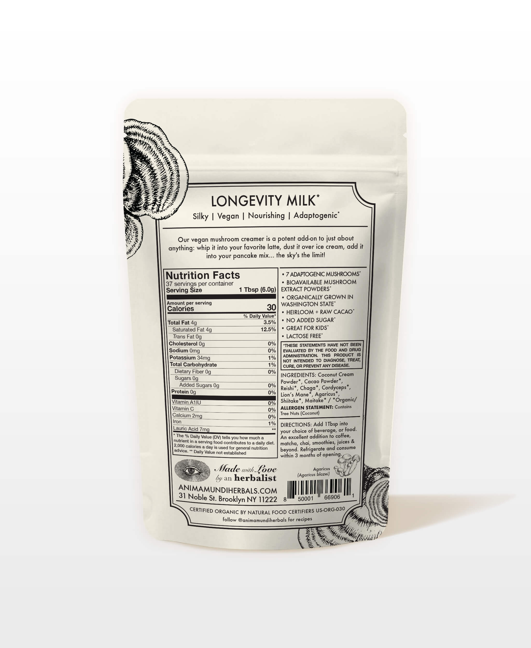 MUSHROOM MOCHA MILK | Adaptogenic Creamer* - Image 14