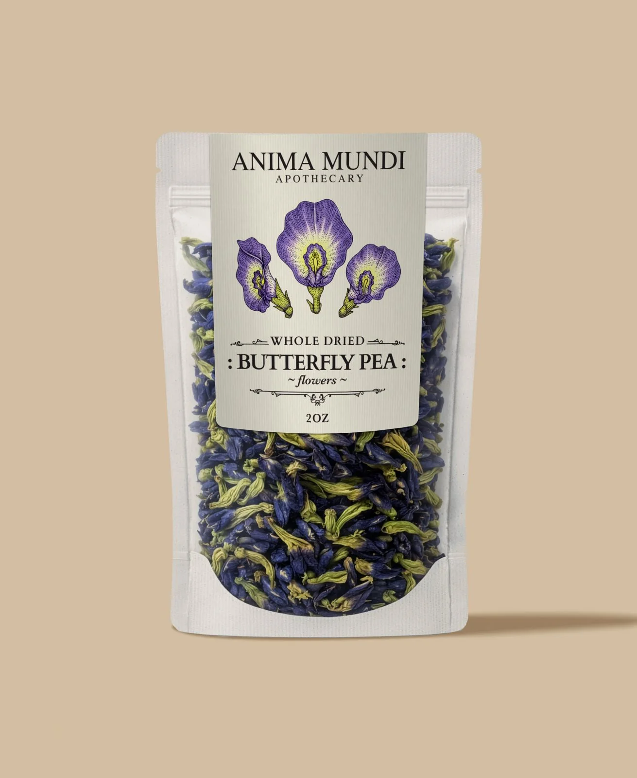 WHOLE BUTTERFLY PEA FLOWERS | Organic Blue Healer* - Image 3