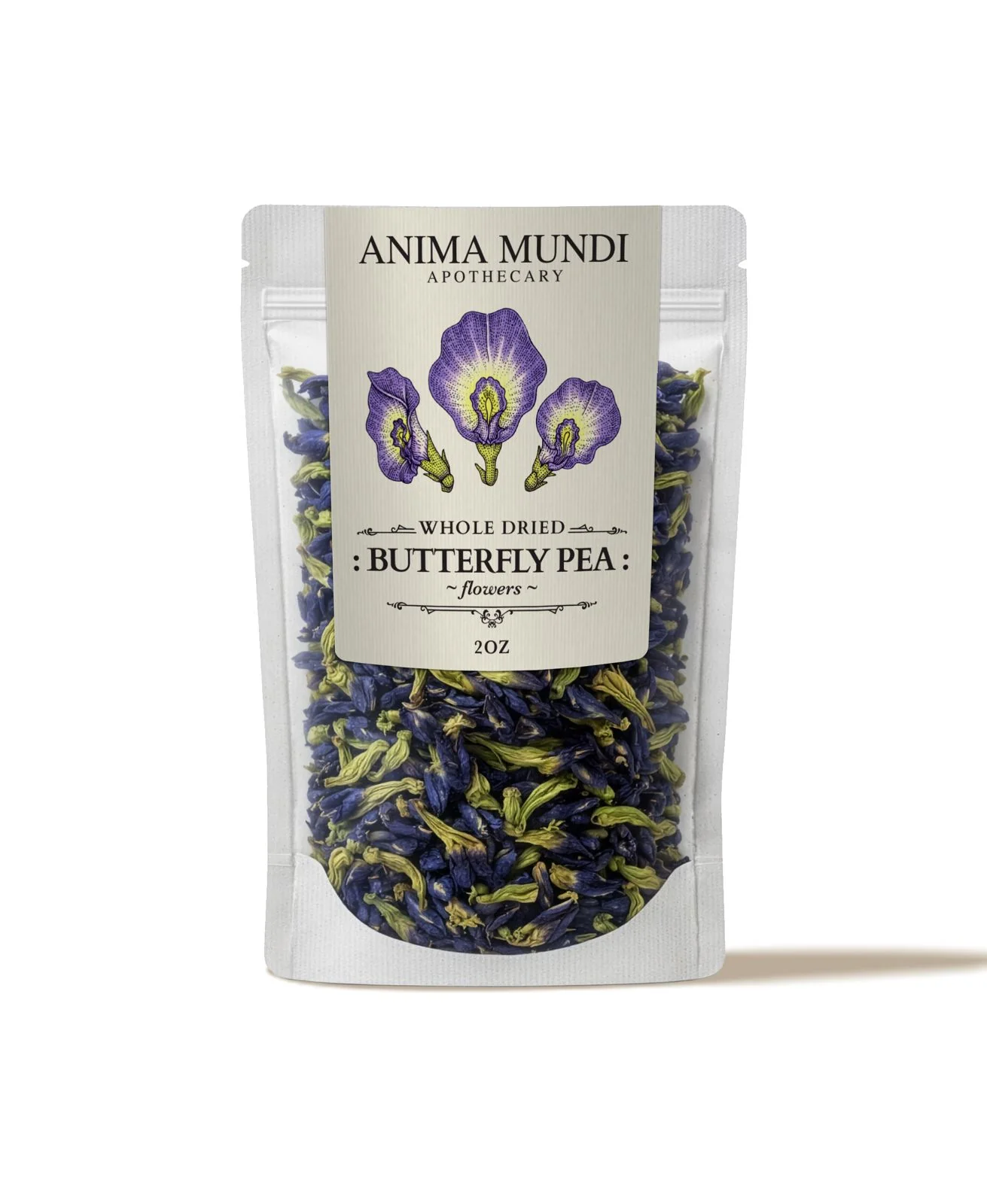 WHOLE BUTTERFLY PEA FLOWERS | Organic Blue Healer* - Image 6
